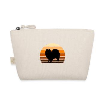 Indian Spitz Dog Lover Silhouette Vintage Sunset - Trousse biologique - nature - Devant