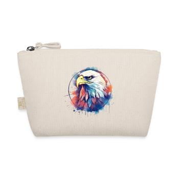Eagle Wild Bird Colorful - Organic Pouch - nature - Front