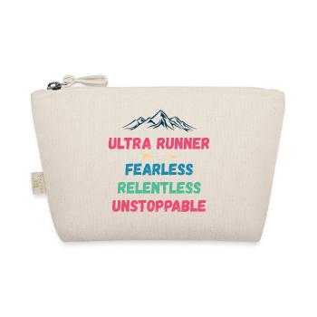 Ultra Runnner - Fearless. Relentless. Unstoppable. - Organic Pouch - nature - Front