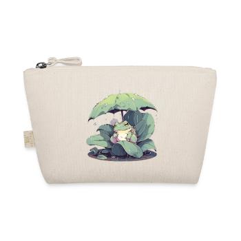 Grenouille sous parapluie parmi les feuilles - Trousse biologique - nature - Devant
