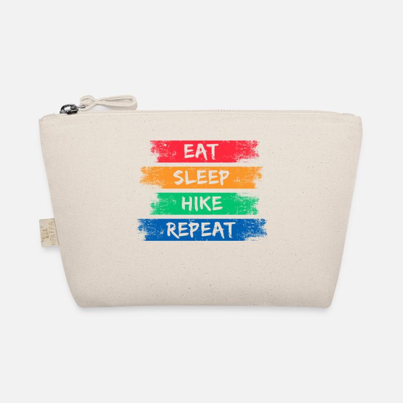 Mountain Hiking Hike Statement Hiking Hiker - Organic Pouch - nature
