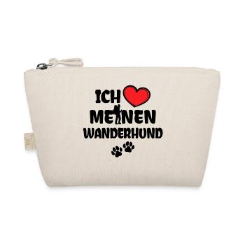 Bergsteigen Herz Statement Ich Liebe Wandern - Bio-Täschchen - Natur - Vorne
