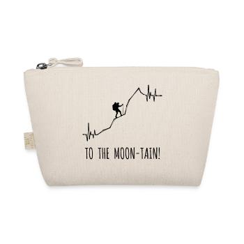 Hiking Mountaineering Statement Hiker Hike - Organic Pouch - nature - Front