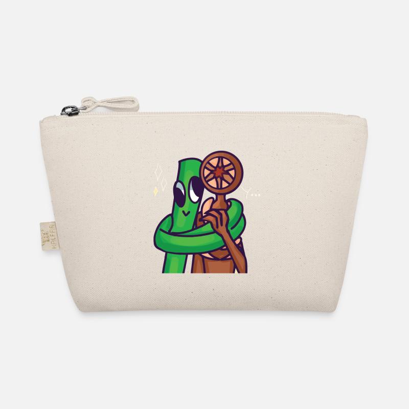 Rainbow friends and Doors Green hugging Figure Organic Pouch