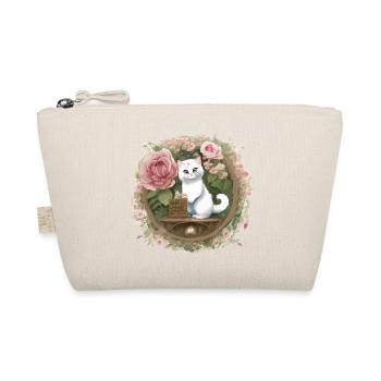 Floral Cat Cake in Roses - Organic Pouch - nature - Front