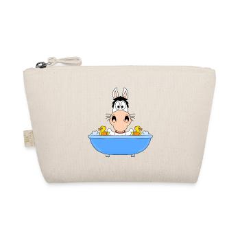 PFERD - BADEN - BADEWANNE - TIER - KIND - BABY - Bio-Täschchen - Natur - Vorne