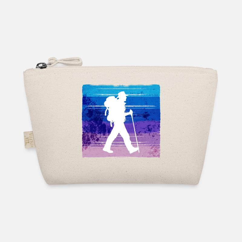Mountain Summit Hike Hikers Hiking Mountaineering Organic Pouch