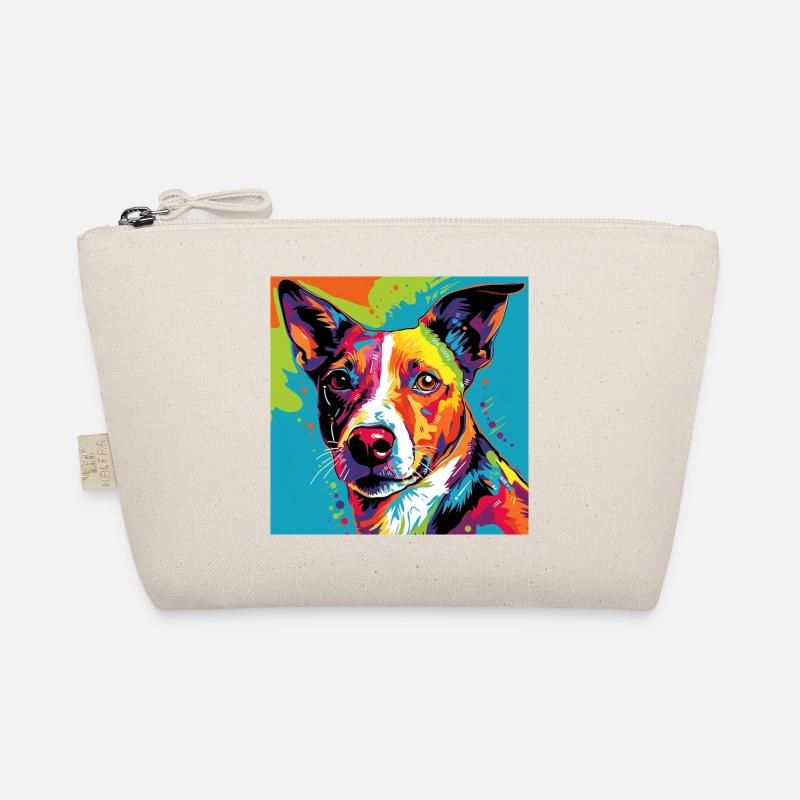 Jack Russell Terrier Pop Art Organic Pouch