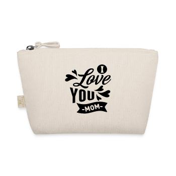 I Love You Mom - Organic Pouch - nature - Front