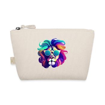 Colorful lion illustration - Organic Pouch - nature - Front