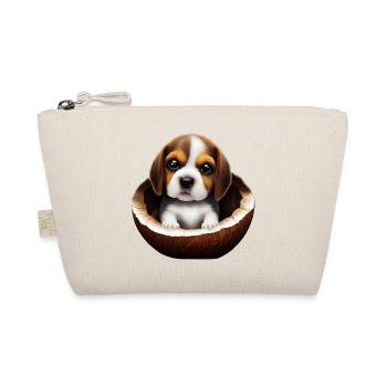 Chien beagle dans une coquille de noix de - Trousse biologique - nature - Devant