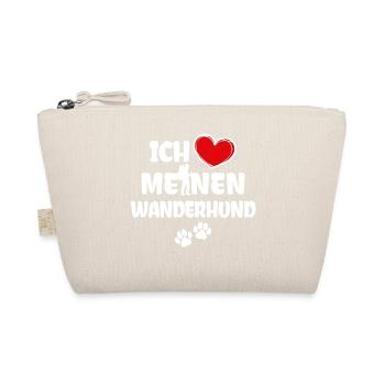 Ich Liebe Wandern Bergsteigen Statement Herz - Bio-Täschchen - Natur - Vorne