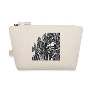 Robot Woman - Organic Pouch - nature - Front