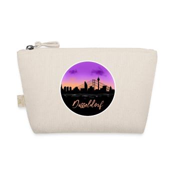 Düsseldorf Fine Skyline - Bio-Täschchen - Natur - Vorne