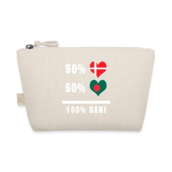 Bangladesh and Denmark 100% genius flag - Organic Pouch - nature - Front