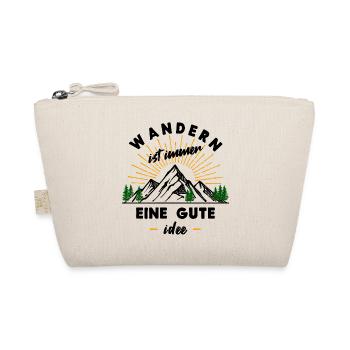 Berge Wanderung Wandern Statement Wanderer Natur - Bio-Täschchen - Natur - Vorne