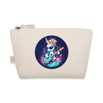 Cool unicorn guitar rockers - Organic Pouch - nature - Front