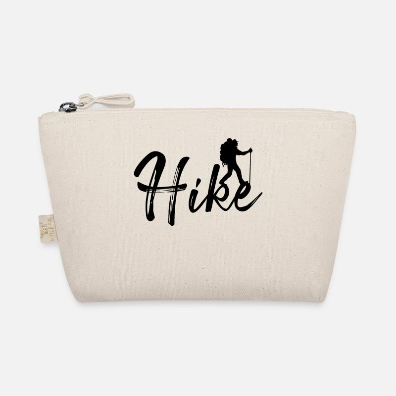 mountain hike hike saying hiking mountain peaks Organic Pouch