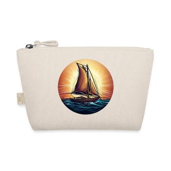 Sailing ship in the sunset - Organic Pouch - nature - Front