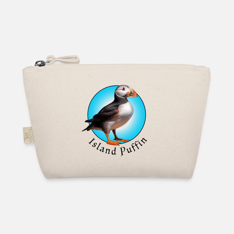 Island Puffin - Bio-Täschchen - Natur