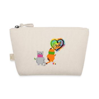 Graffiti Guerrilla Spreads Love - Organic Pouch - nature - Front