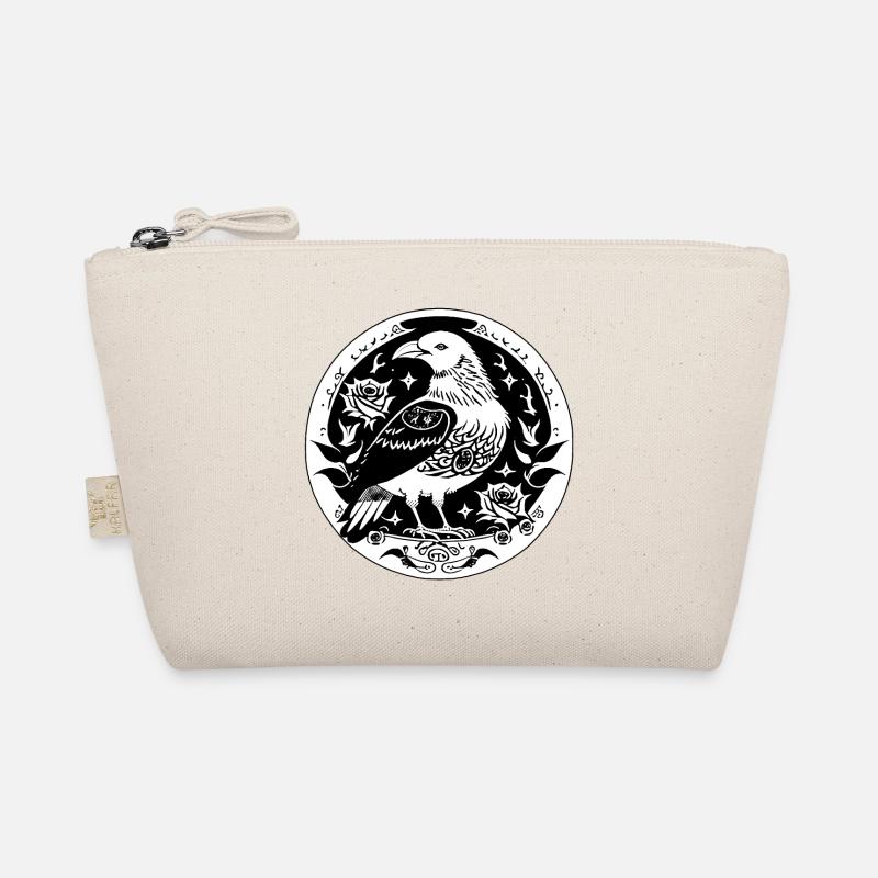 Goth Crow - Organic Pouch - nature