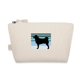 Akita Dog Silhouette Vintage Sunset pour les amoureux des chiens - Trousse biologique - nature - Devant