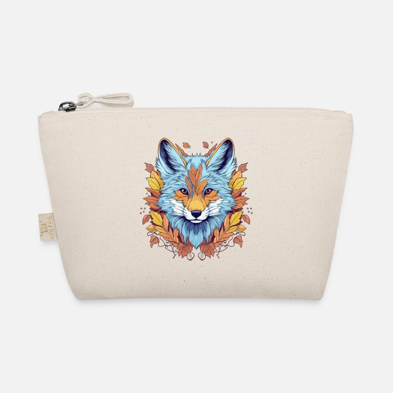 Fox abstract drawing Organic Pouch