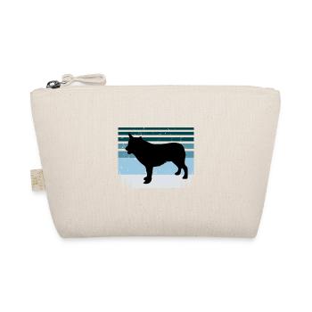 Bouvier australien Love Silhouette Retro Sunset - Trousse biologique - nature - Devant