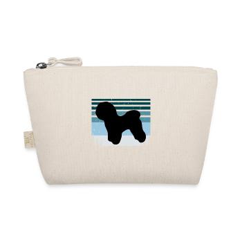 Bichon Frise Dog Lover Silhouette Vintage Sunset - Trousse biologique - nature - Devant