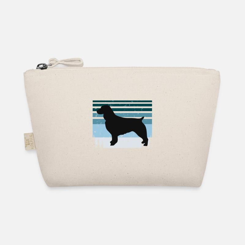 Boykin Spaniel Dog Lover Silhouette Vintage Sunset Organic Pouch