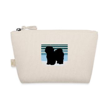 Bolognese Dog Lover Silhouette Vintage Sunset - Trousse biologique - nature - Devant
