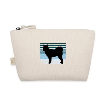 Canadian Eskimo Dog Love Silhouette Vintage Sunset - Trousse biologique - nature - Devant