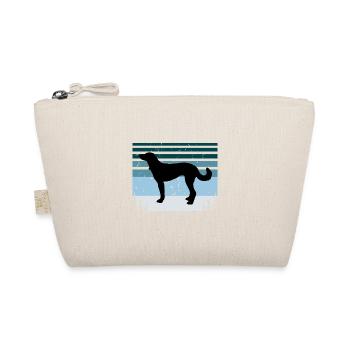 Catahoula Cur Dog Lover Silhouette Vintage Sunset - Organic Pouch - nature - Front
