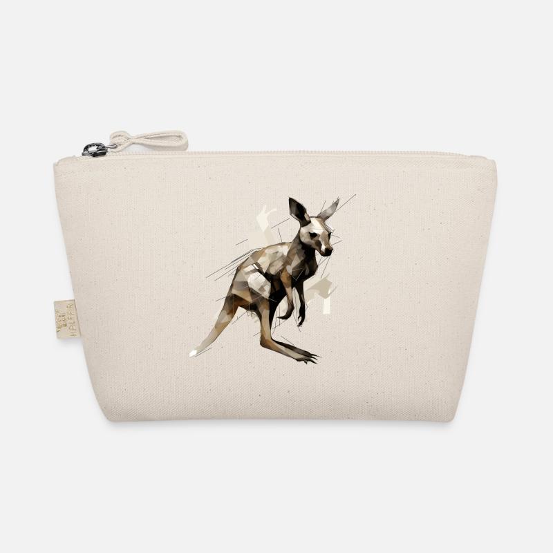 Kangaroo polygonal - Bio-Täschchen - Natur