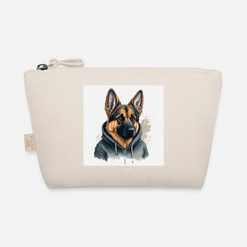 Deutscher Schäferhund im Hoody Bio-Täschchen