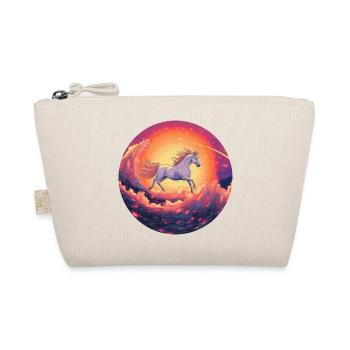 Galactic horse in purple sea - Organic Pouch - nature - Front