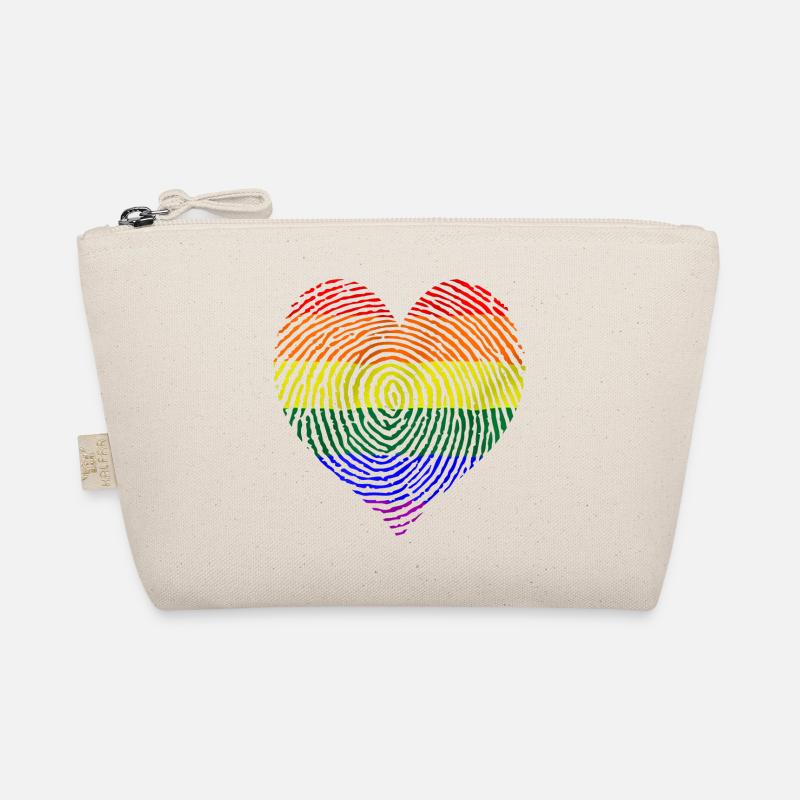 Diverse heart - Organic Pouch - nature