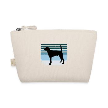 Français Foxhound Dog Lover Silhouette Retro Sunset - Trousse biologique - nature - Devant