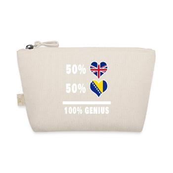 Bosnie et Grande-Bretagne 100% Genius Flag - Trousse biologique - nature - Devant
