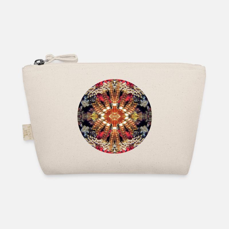 Nature Mandala Underwater, Feather Star Organic Pouch