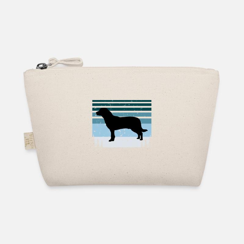 Entlebucher Mountain Dog Silhouette Retro Sunset Organic Pouch