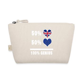 Europe et Grande-Bretagne 100% Genius Flag - Trousse biologique - nature - Devant