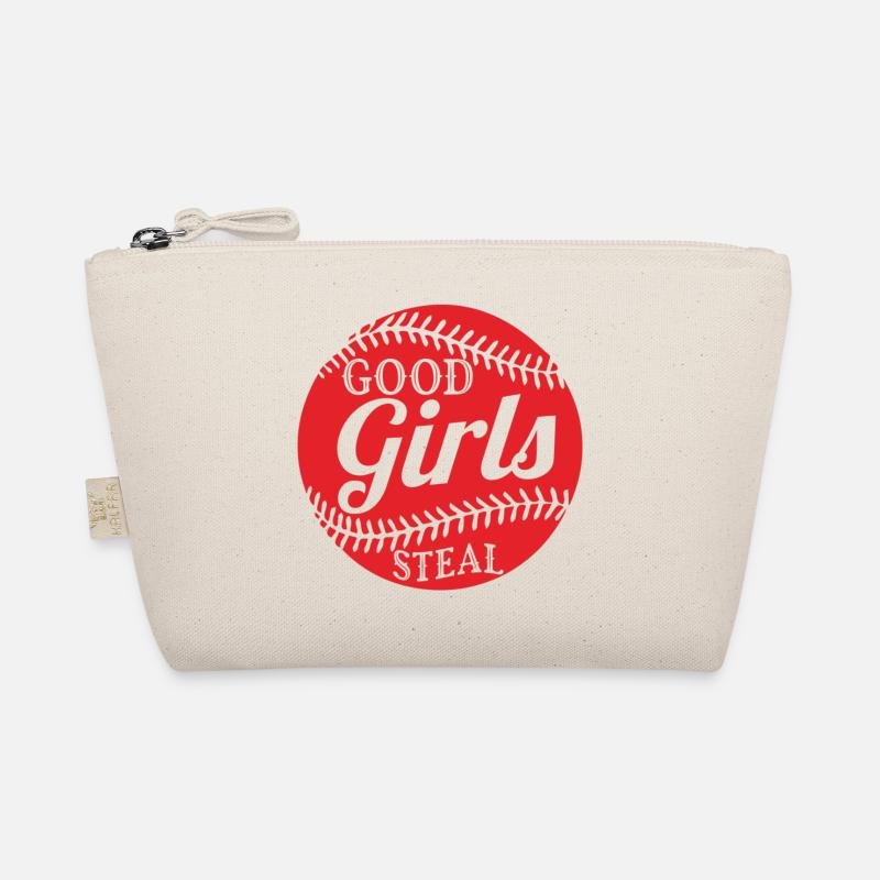 baseball mädchen Bio-Täschchen
