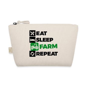 Motor Vehicle Tractor Statement Arable Farming Organic Farmer - Organic Pouch - nature - Front