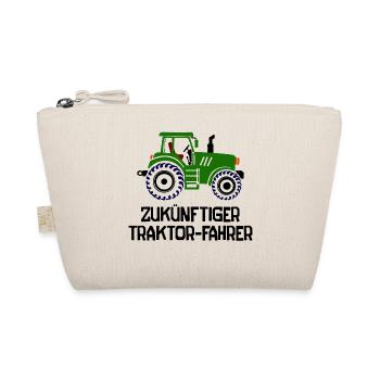 Bauer Traktor Fahrzeug Statement Biobauer Landwirt - Bio-Täschchen - Natur - Vorne