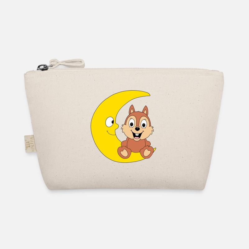 MOND - EICHHÖRNCHEN - TIER - KIND - BABY Bio-Täschchen