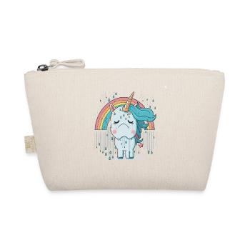 Einhorn im Schmerz - Bio-Täschchen - Natur - Vorne