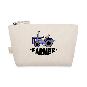 Farmer Saying Arable Farming Tractor Motor Vehicle - Organic Pouch - nature - Front