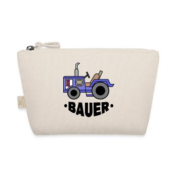 Landmaschinen Spruch Bauer Traktor Nutzfahrzeug - Bio-Täschchen - Natur - Vorne